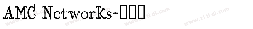 AMC Networks字体转换